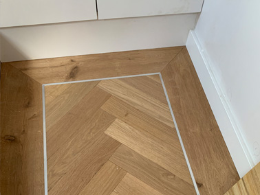 parquet wooden flooring laid by preston joinery group